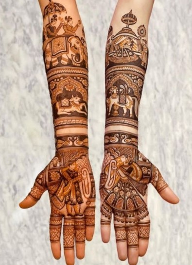 Top 29+ Viral Royal Front Hand Mehndi Design Ideas 