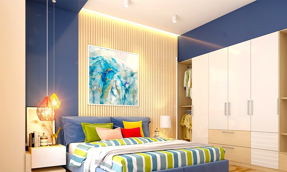 Acoustic Panels Inside POP Ceilings bedroom pop ceiling design