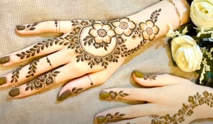 Who Can Try These Designs? Khafif Mehndi Design Back Hand