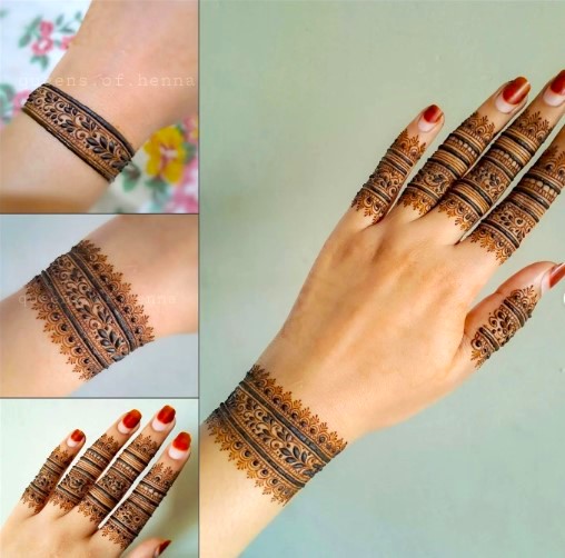 Bracelet Mehndi easy mehndi designs for hands