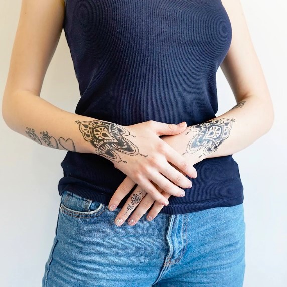 Mandala tattoos for girls