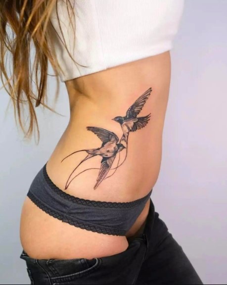 Bird tattoos for girls