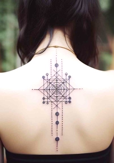 Geometric tattoos for girls