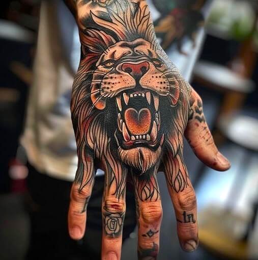 Animal-Inspired tattoo designs for men hand