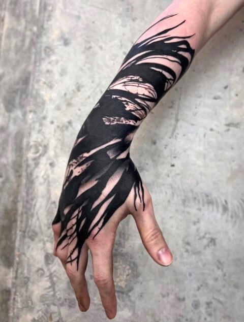 Abstract & Artistic tattoo designs for men hand