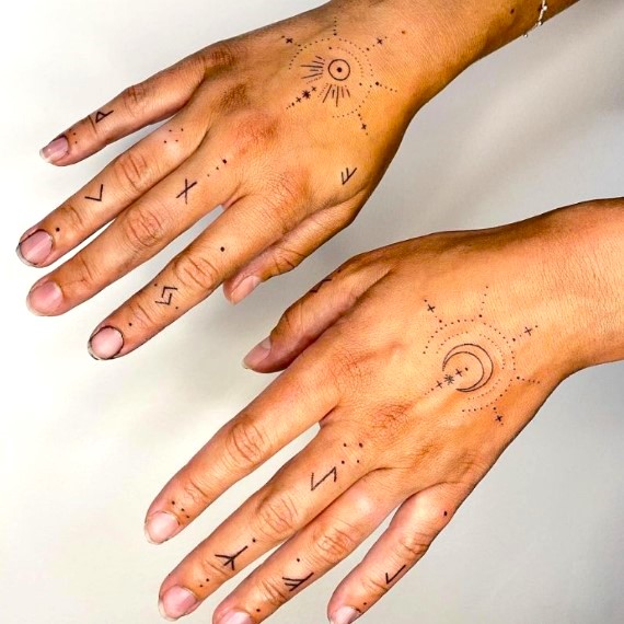 Placement Ideas for Hand Tattoos 