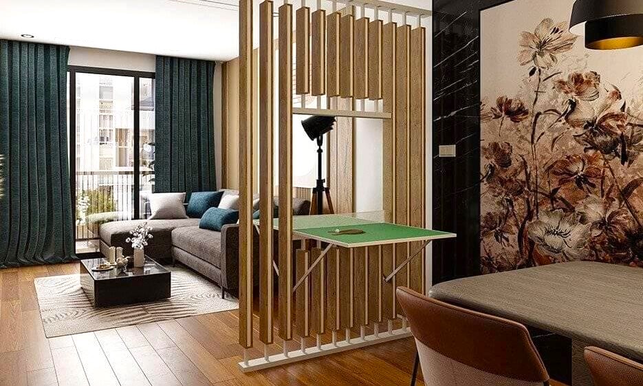 Drawing Room Partition Design
