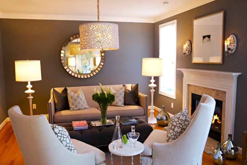Drawing Room Wall Design Ideas