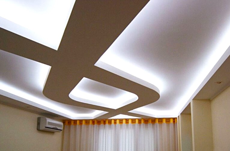 Floating False Ceiling Designs for Drawing Room