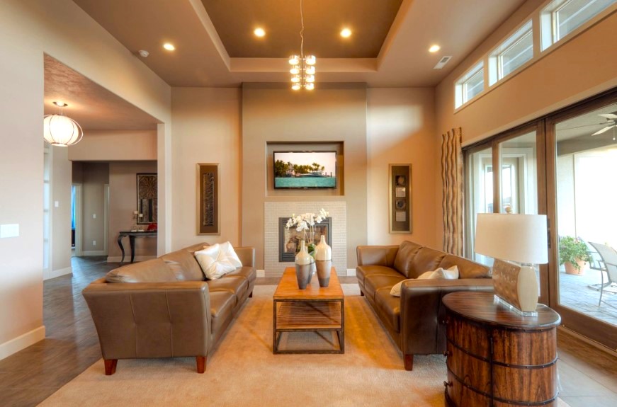 False Ceiling (Drop Ceiling / Suspended Ceiling) Living Room Ceiling Design