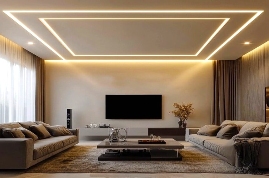 POP False Ceiling Design for Drawing Room