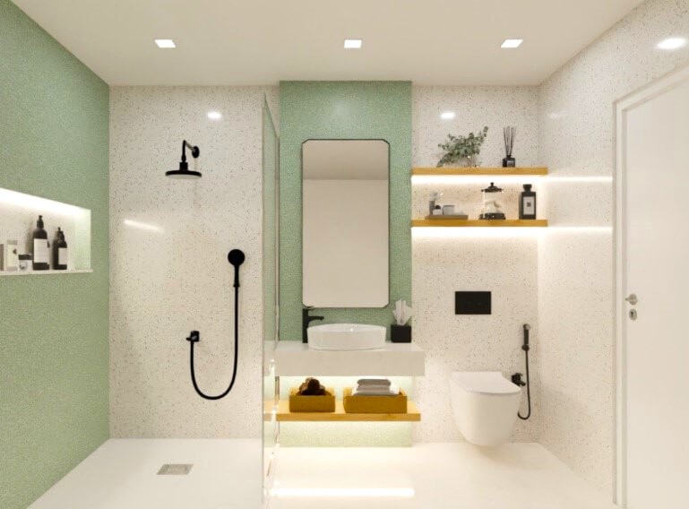 Smart Eco-Friendly Bathroom Tiles Design