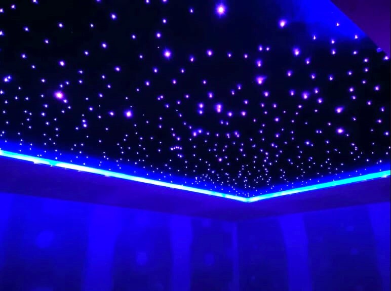 Starry Night False Ceiling Designs for Drawing Room