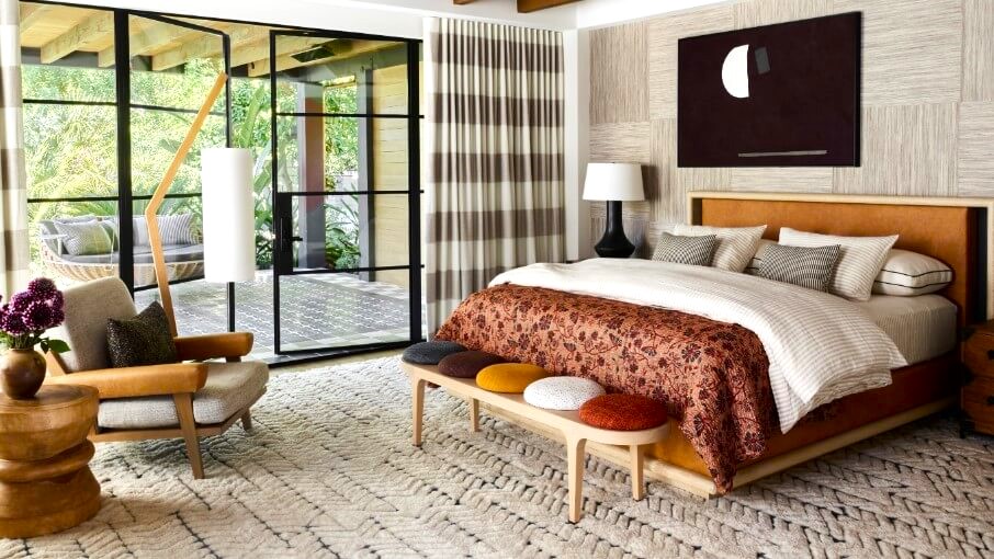 Use Rugs to Ground Energy Feng Shui Bedroom