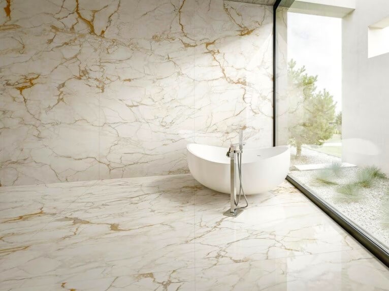 Vitrified Floor Bathroom Tiles Design