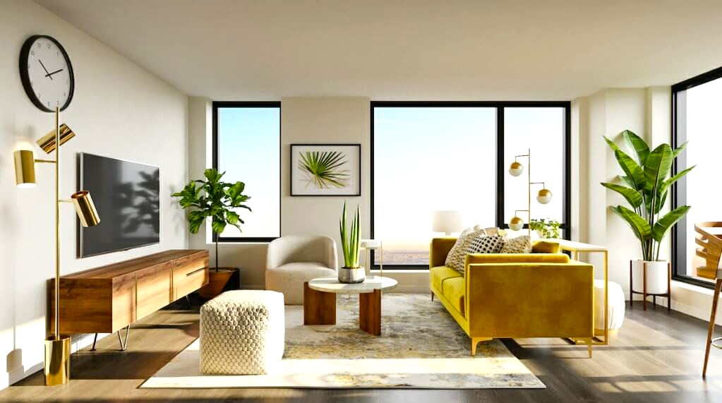 Eco-Friendly Décor Drawing Room Interior Design