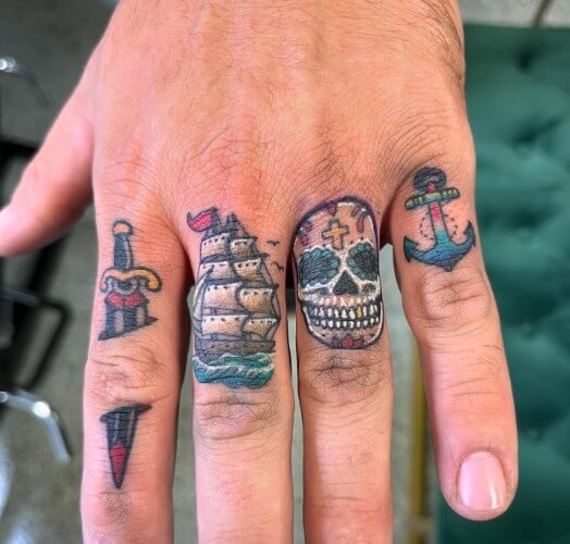 Knuckle Tattoos