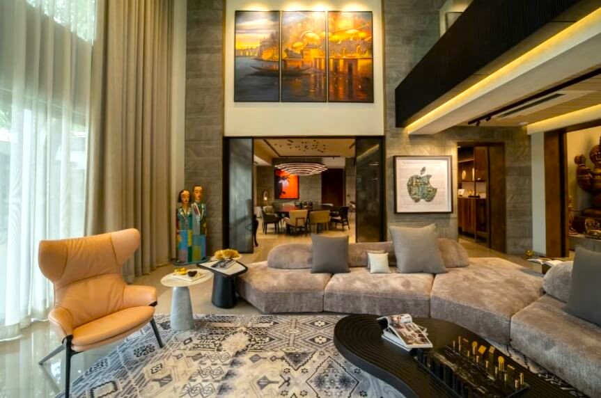 Layered Lighting for Comfort Drawing Room Interior Design