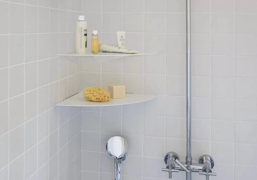 Marble or Stone Bathroom Corner Shelf