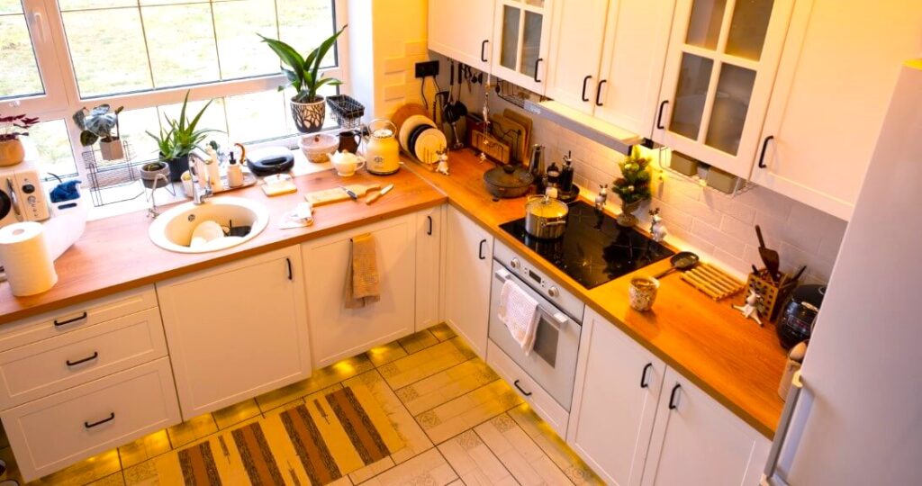 Maximum Space Efficiency Small Modular Kitchen Design