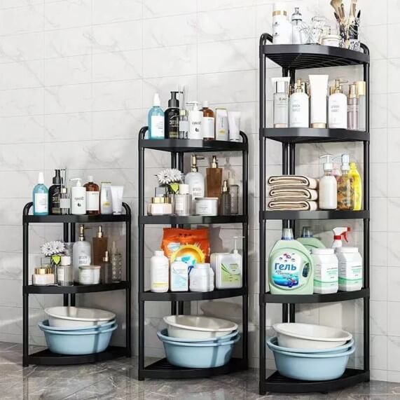 Multi-Tier Bathroom Corner Shelf