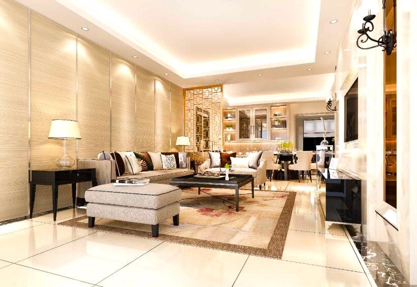 POP Ceiling Design with Lighting Drawing Room Interior Design