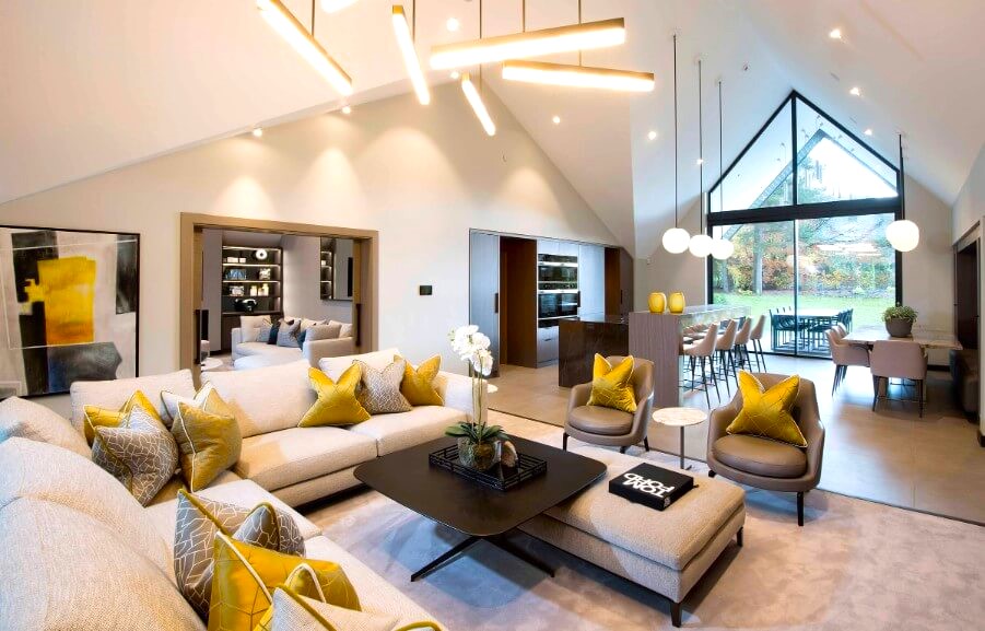 Smart Home Integration Drawing Room Interior Design