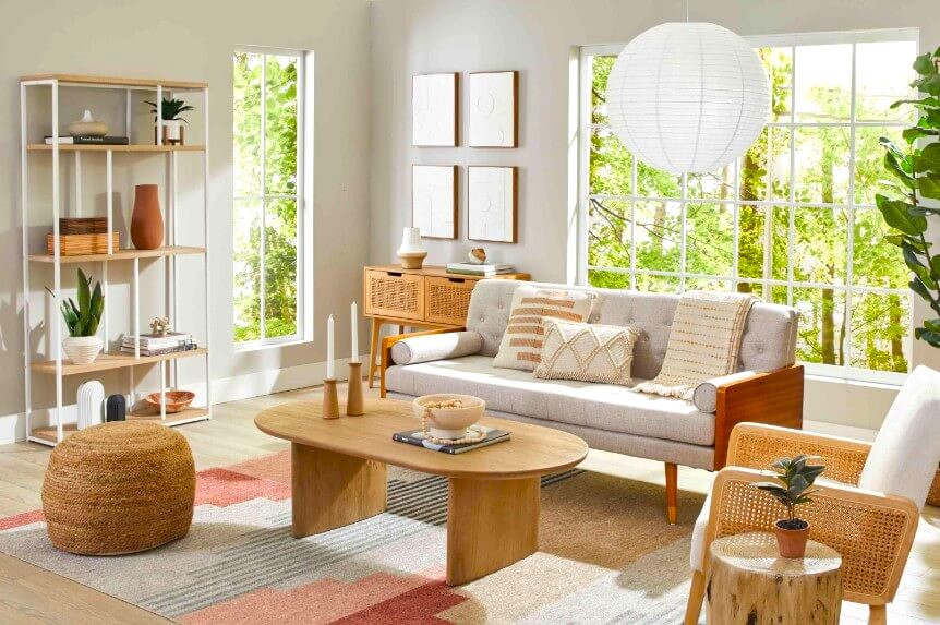 Soft Fabrics for Relaxation Drawing Room Interior Design